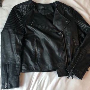 Topshop leather jacket